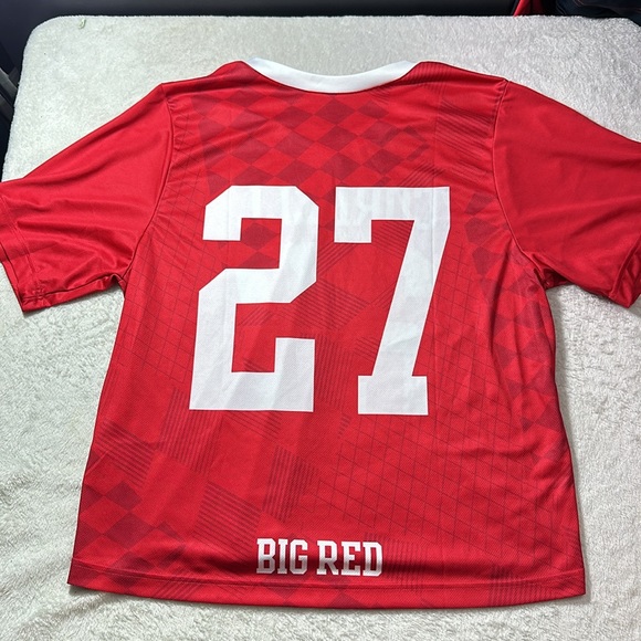 Nike Cornell University Men’s Lacrosse Jersey Red and White #27 Size Large - Picture 2 of 7